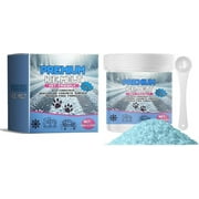 Pet Safe Ice Melt, Snow Salt Ice Melt Pet Friendly, Green Salt for Snow and Ice Removal, Sidewalk Salt, Driveway Salt (1PCS)